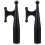 2Pcs Black Floating Nylon Boat Hook Attachment for Extension Pole Use 2