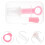 2Sets Press-Type Pet Medicine Feeder Pink ABS Convenient Safe for Pets 11
