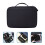 3Pcs Data Cables Storage Pouch Black Portable Electronic Travel Case 10