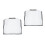 2Pcs Clear Waterproof Eva Purse Rain Covers Protective Handbag Shields 4