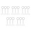 300 Pcs Stainless Steel Fire Extinguisher Safety Pull Pins 4