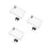 3 Sets Lockable Outlet Cover With Key Plastic Electrical Safety Plug Guard 10