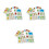 3Pcs Number Puzzles With Animals Matching Memory Self Correcting Cards 8
