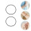48 Pcs Silicone Jelly Wristband Solid Stretchy Bracelet Diy Accessory 5