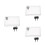 3 Sets Lockable Outlet Cover With Key Plastic Electrical Safety Plug Guard 5