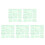 75 Pcs Architectural Templates Geometric Drawings Measuring Rulers 9