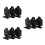 9Pcs Compact Black Metal Targets Tinplate Rotating Training Accessory 7
