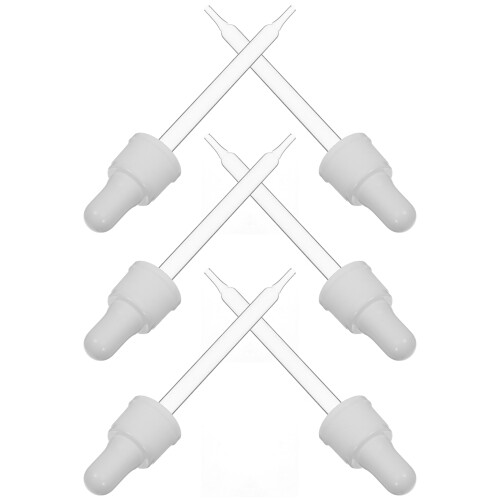 24 Pcs Glass Dropper Replacement For Soda Making Drink Accessories