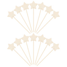 30 Pcs DIY Fairy Wand Blank Painting Sticks Craft Materials