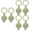 2pcs Quality Material Bag Chain Diy Handbag Chain Replacement Purse Strap 8