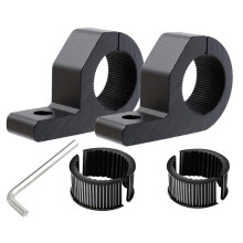 3Sets Spotlight Montageklem Zwart Voor Auto Bull Bar & Verlichting
