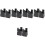 10 Pcs Adjustable Bed Risers Furniture Riser Blocks 4