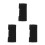 3Pcs Sweat Absorbing Black Sponge Hard Hat Insert Replacement Band 9