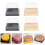 100pcs Moon Cake Blister Boxes 50g Plastic Trays 6
