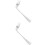 Set Of 2 Serving Fork Disabled Hands Right Handed Angled Utensils 5
