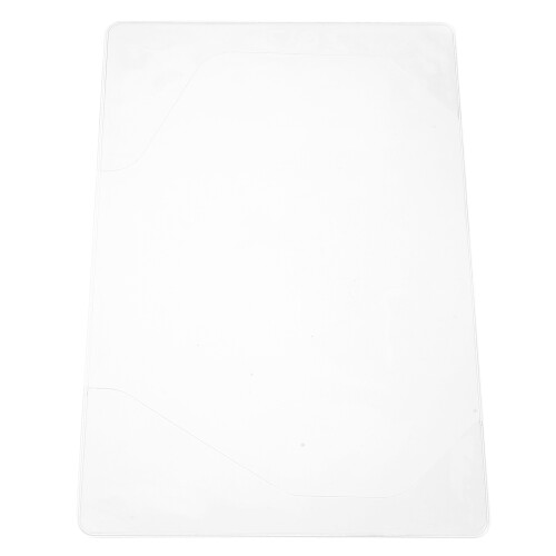 2Pcs Transparent Book Protector Sleeve PVC Book Cover for Notebooks