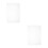 2Pcs Transparent Book Protector Sleeve PVC Book Cover for Notebooks 7