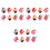 24 Pcs Jumping Teeth Plastic Child Tool 3
