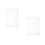 2Pcs Transparent Book Protector Sleeve PVC Book Cover for Notebooks 4