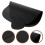 4Sets Black PU Place Mats Heat Insulation Cup Coasters for Dining 9