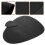 4Sets Black PU Place Mats Heat Insulation Cup Coasters for Dining 10