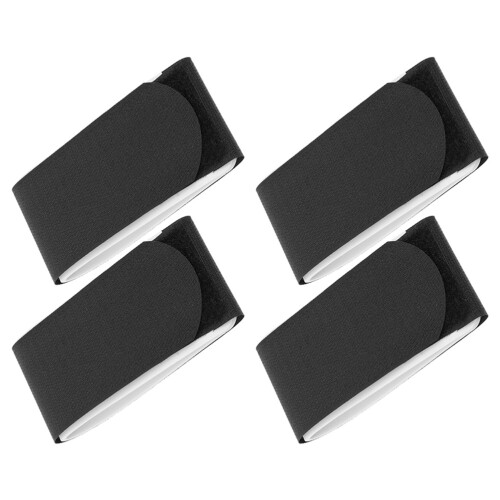 20Pcs Nylon Ski Strap Black Snowboard Fixing Band Adjustable Durable 2