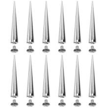 3 Pieces Diy Rivet Accessories Work Father Punk Decorative Spikes