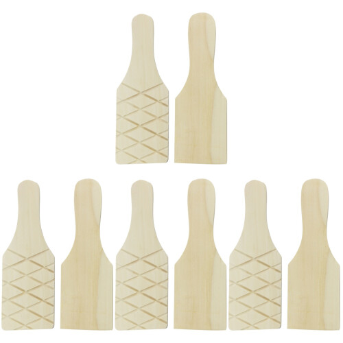 8 Pcs Diy Clay Paddle Tool Wooden Molding Plate Modelling Tool 1