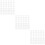 210Pcs Plastic Mesh Canvas Kit White for Sewing Cross Stitch Crafts 9