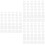 210Pcs Plastic Mesh Canvas Kit White for Sewing Cross Stitch Crafts 6