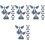 24 Pcs Wind Up Flying Bird Toy Rubber Band Powered 3