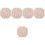 5 Pieces Clay Tin Silicone Mold Different Patterns Reusable 6