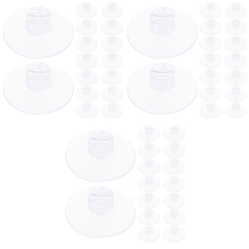 3 Count Clear Suction Cup Holder Wire Wiring Holders With Cups For 2