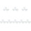 24Pcs Grey Acrylic Patchwork Rulers Quilting Templates for Sewing Use 5
