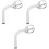 6Pcs Multifunctional White Steel Wall Mounted Antenna Mounting Pole 5