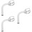 6Pcs Multifunctional White Steel Wall Mounted Antenna Mounting Pole 9