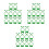 30Pièces Crochets Fixation Vignes Vert Autoadhésifs Clips Jardin 7
