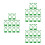 30Pièces Crochets Fixation Vignes Vert Autoadhésifs Clips Jardin 8