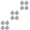 72 Pcs Stainless Steel Training Targets For Practice 7