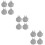 72 Pcs Stainless Steel Training Targets For Practice 11
