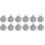 72 Pcs Stainless Steel Training Targets For Practice 6