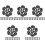200 Sets D Ring Luggage Buckle Hardware Fastener Iron 3