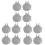 72 Pcs Stainless Steel Training Targets For Practice 4