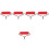 5Pcs Small Red Manual Diamond Drawing Rollers for Art and Crafts 6