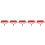 5Pcs Small Red Manual Diamond Drawing Rollers for Art and Crafts 11