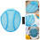 3Pcs Sweat-Absorbing Hard Hat Accessories Sky-Blue Breathable Liners 10