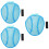 3Pcs Sweat-Absorbing Hard Hat Accessories Sky-Blue Breathable Liners 7