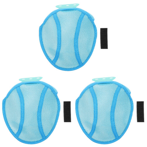 3Pcs Sweat-Absorbing Hard Hat Accessories Sky-Blue Breathable Liners 1
