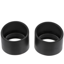 4Pcs Foldable Rubber Eyecups Eye Guards for Stereo Microscope Black