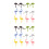 24Pcs Reusable Silicone Wine Markers Animal Design Stemware Drink Tags 10